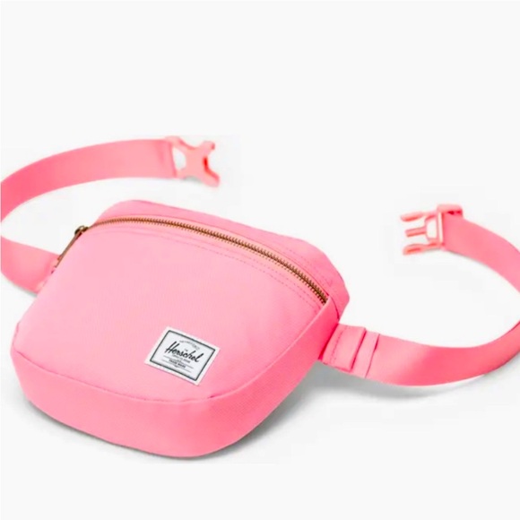 Herschel Pink Adjustable Fanny Pack NWT - Picture 1 of 6